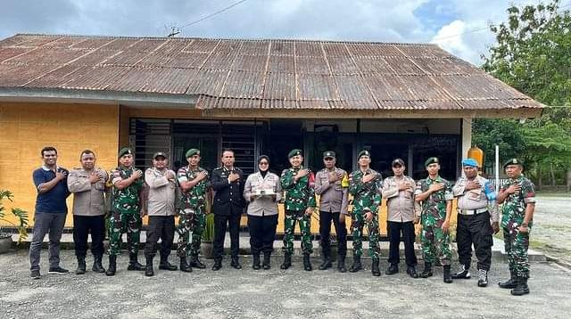 Dirgahayu Bhayangkara Ke 77, Satgas Yonarmed 1 Kostrad Berikan Kejutan