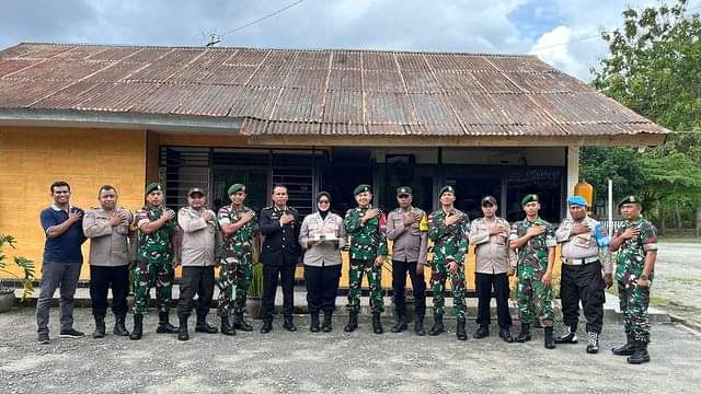 Dirgahayu Bhayangkara Ke 77, Satgas Yonarmed 1 Kostrad Berikan Kejutan