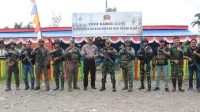 Sinergitas TNI-Polri, Dansatgas Pandawa Bersama Kapolres Nduga Melaksanakan Patroli Bersama