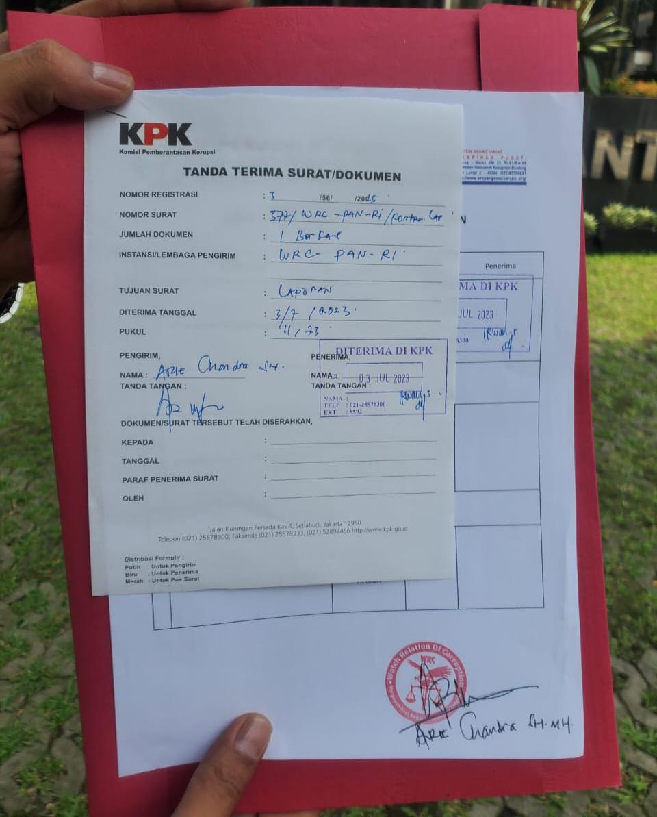 WRC PAN-RI  Ungkap dan Laporkan Ke KPK Kasus Penyelewengan Anggaran di Kab. Bandung Barat