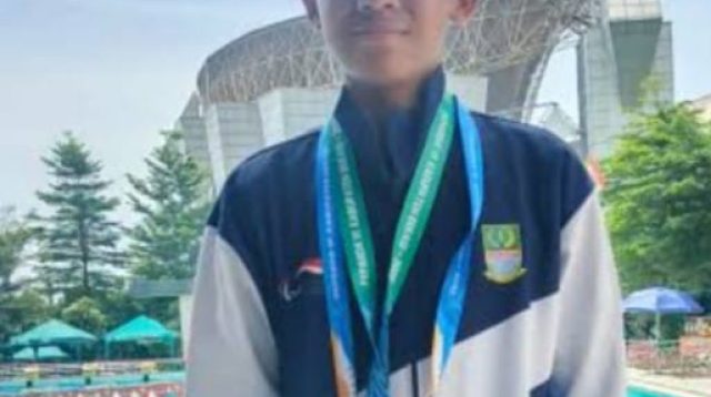 Reysendi Anang Prawira Atlet NPCI Kab.Bekasi, Atlet Terbaik di Ajang Peparda III Jabar Garut Hattrick Raih 3 Medali