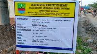 Masyarakat Bojong Mangu Kecewa Atas Lambatnya Pekerjaan Proyek Peningkatan Jalan,yang dikerjakan CV.Andi Karya Mandiri 