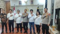 Divisi Humas & Wakapolda Bali menyambut hangat kedatangan tiga petinggi lembaga pemerhati pemerintah