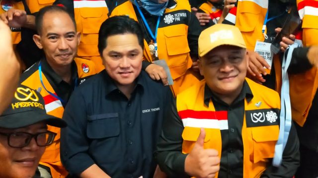 Erick Thohir Apresiasi BP2MI, atas pengukuhan Kawan dan Perwira PMI