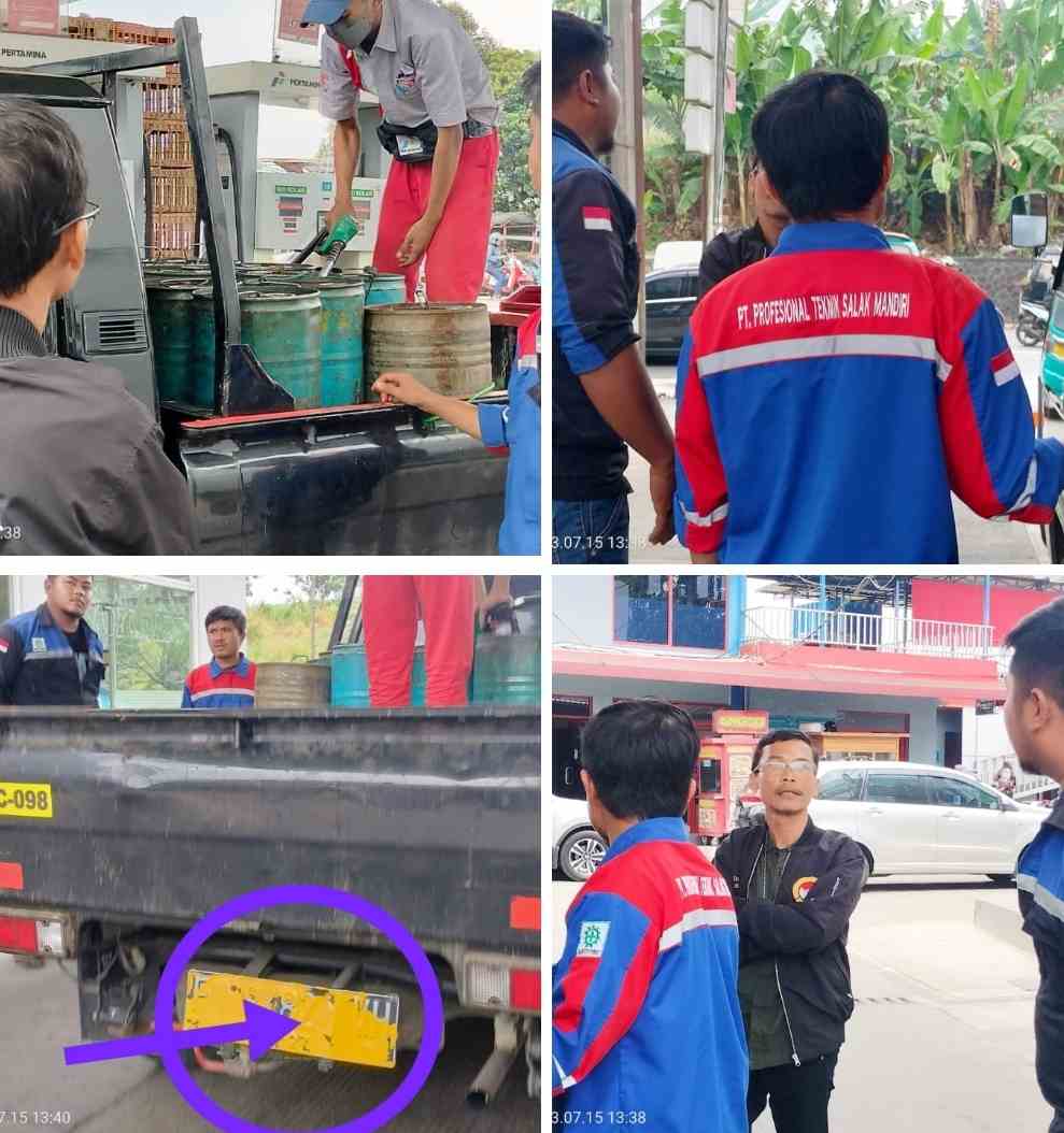 SPBU 34-433-13 Ongkrak  Sukabumi Bolehkan Pembelian BBM Menggunakan Drum