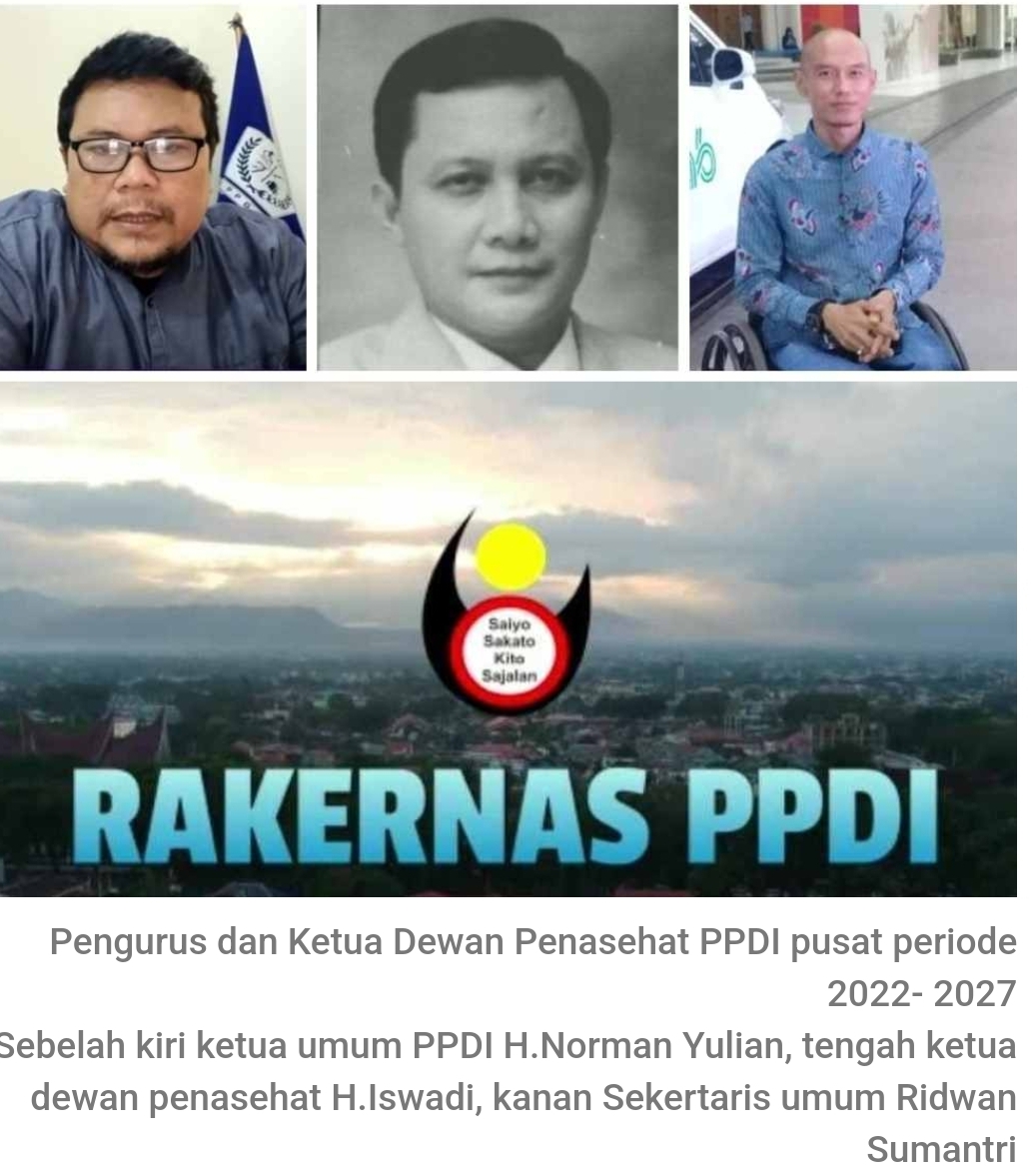 Menjelang Rakernas PPDI 2023 di Sumbar Ketua Dewan Penasehat Berikan Testimoni