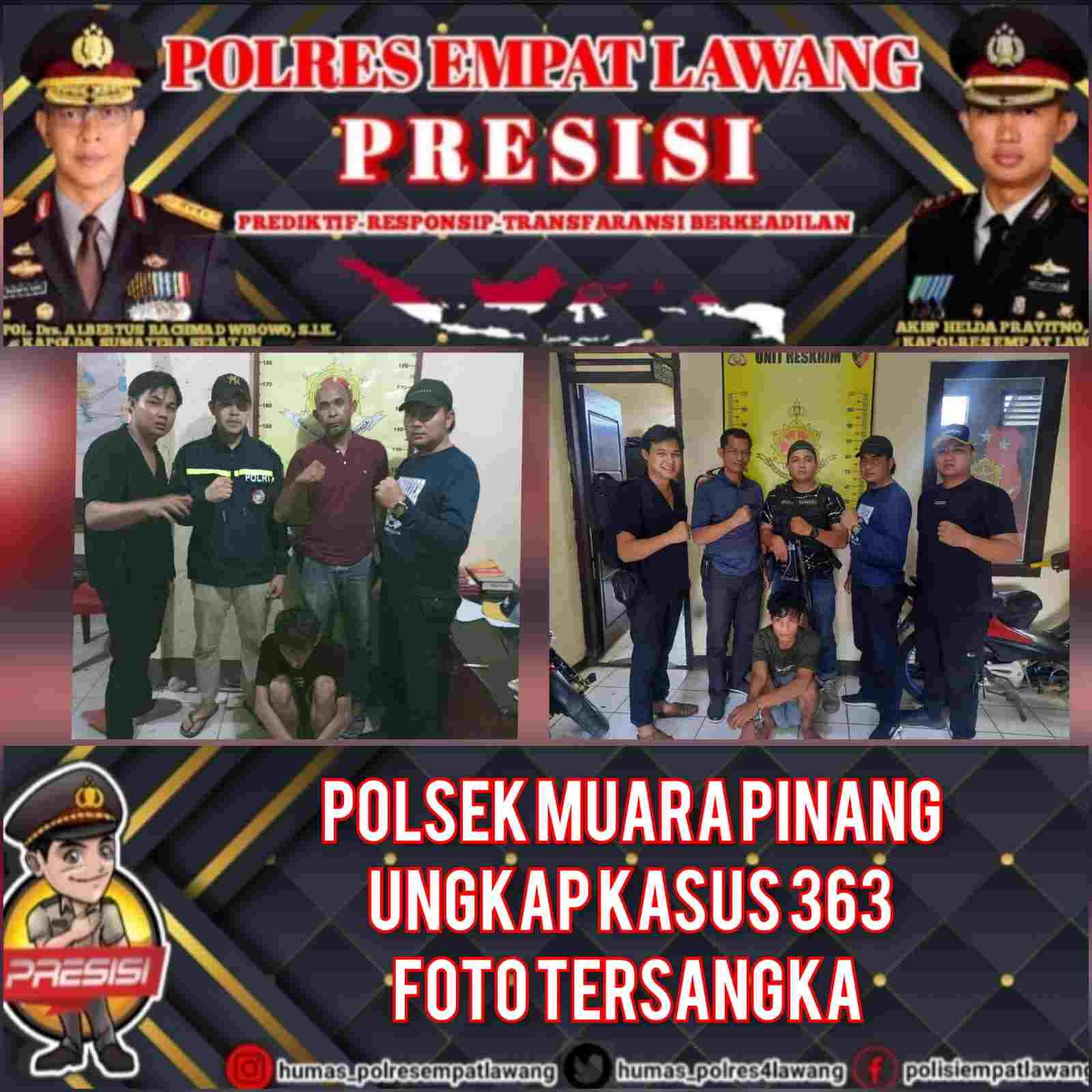 Dua Residivis Pelaku Pencuri Sepeda Motor di Muara Pinang Yang Terekam CCTV Berhasil ditangkap