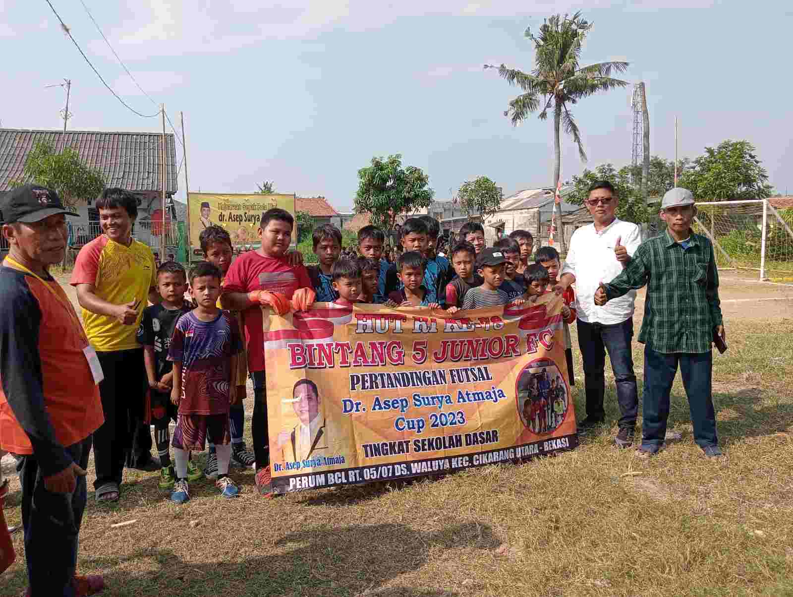 Lapangan Monumen Bang Eka Jadi Saksi Turnamen Sepak Bola Mini  dr.Asep Surya Atmaja Cup 2023
