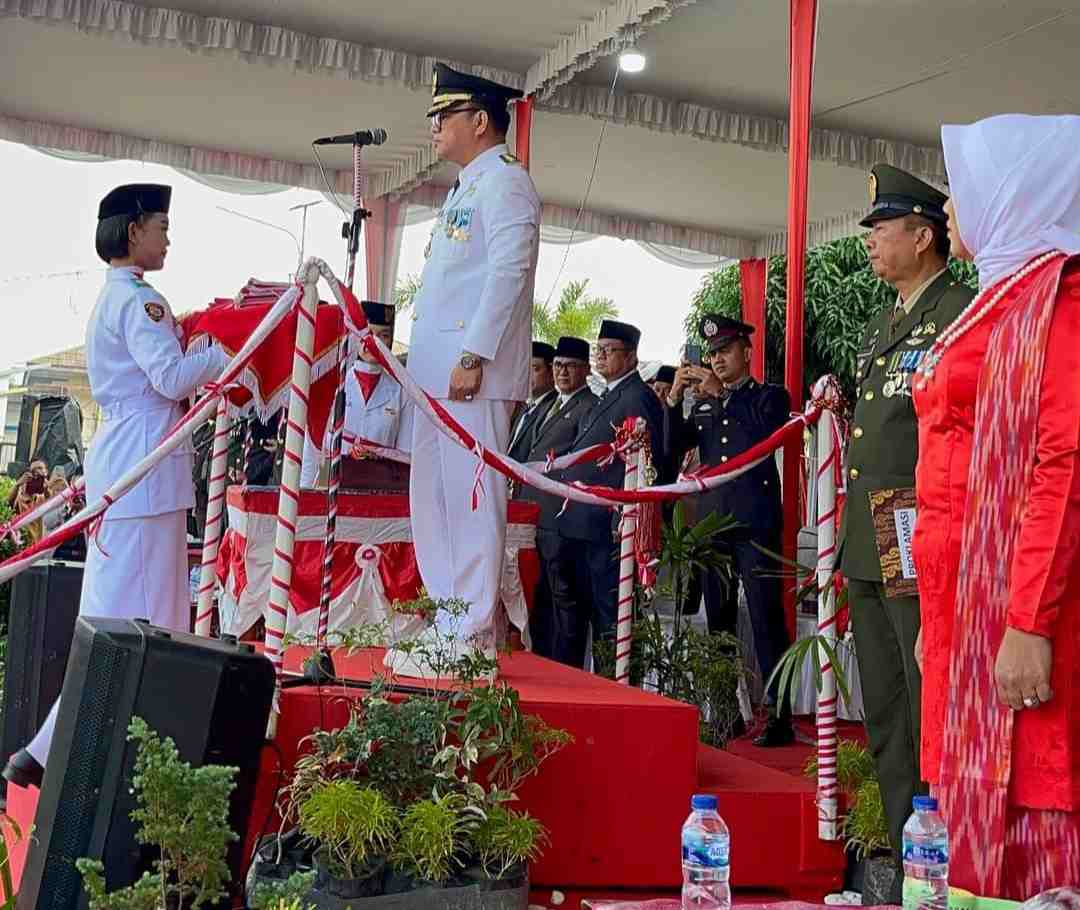 Bupati Empat Lawang Menggelar Upacara Pengibaran Merah Putih di Hari Ulang Tahun RI ke-78