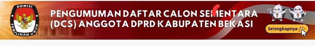Pengumuman DCS Kabupaten Bekasi Pemilu  2024