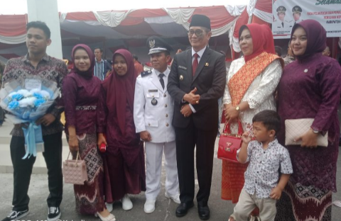 Saprin Kepala Desa Yang Terpilih Kembali, Bertekad Akan Mengembangkan Desa Bumi Ayu