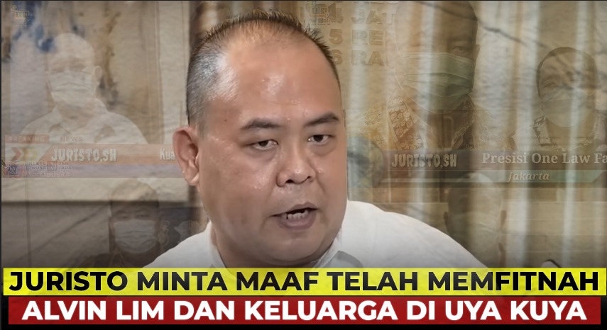 JURISTO MINTA MAAF TELAH FITNAH ALVIN LIM DI PODCAST UYA KUYA