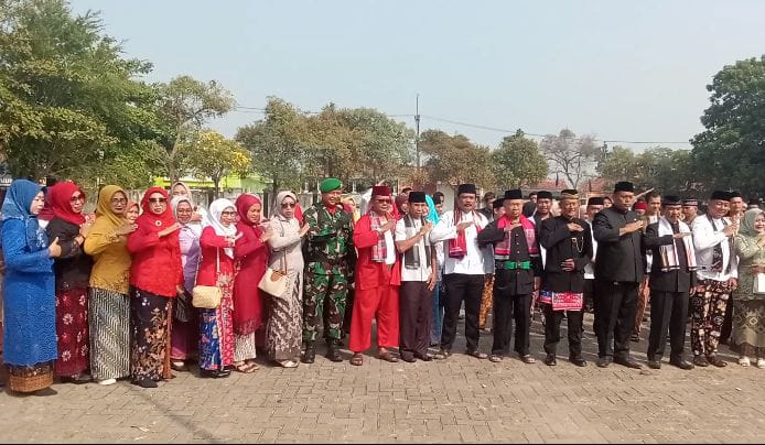 KECAMATAN KARANG BAHAGIA GELAR UPACARA HARI JADI KABUPATEN BEKASI KE 73 TAHUN 2023