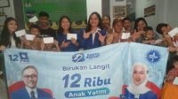 HUT ke-25 PAN, Melinda Fajar Irianti Songyanan Santuni Ratusan anak Panti Asuhan Calvary Babelan