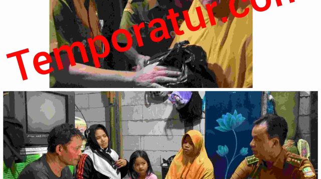 Cek kesehatan warganya,Camat Cabangbungin sambangi ke Kediaman AAS, TKW yang mendapatkan kekerasan