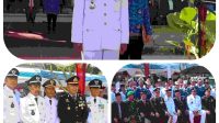 Camat Karangbahagia Pimpin Upacara HUT RI ke 78