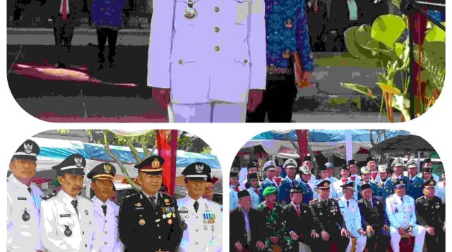 Camat Karangbahagia Pimpin Upacara HUT RI ke 78