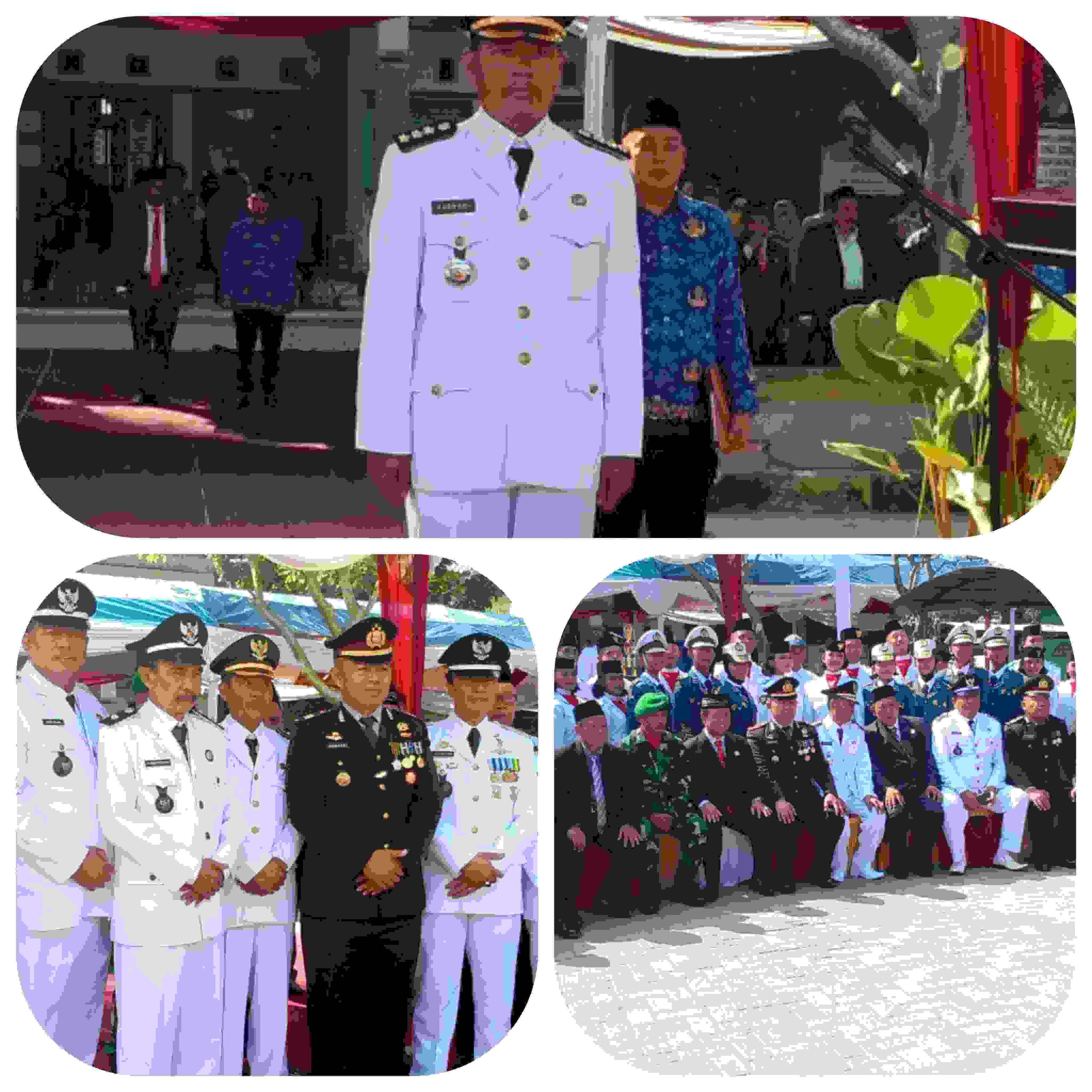 Camat Karangbahagia Pimpin Upacara HUT RI ke 78