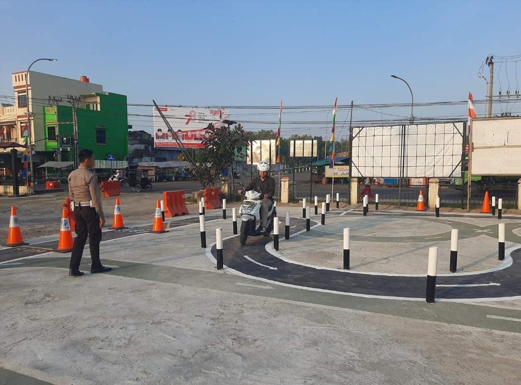 Praktek Ujian Surat Izin Mengemudi C Satpas 1138 Polres Empat Lawang Sudah Bisa Digunakan