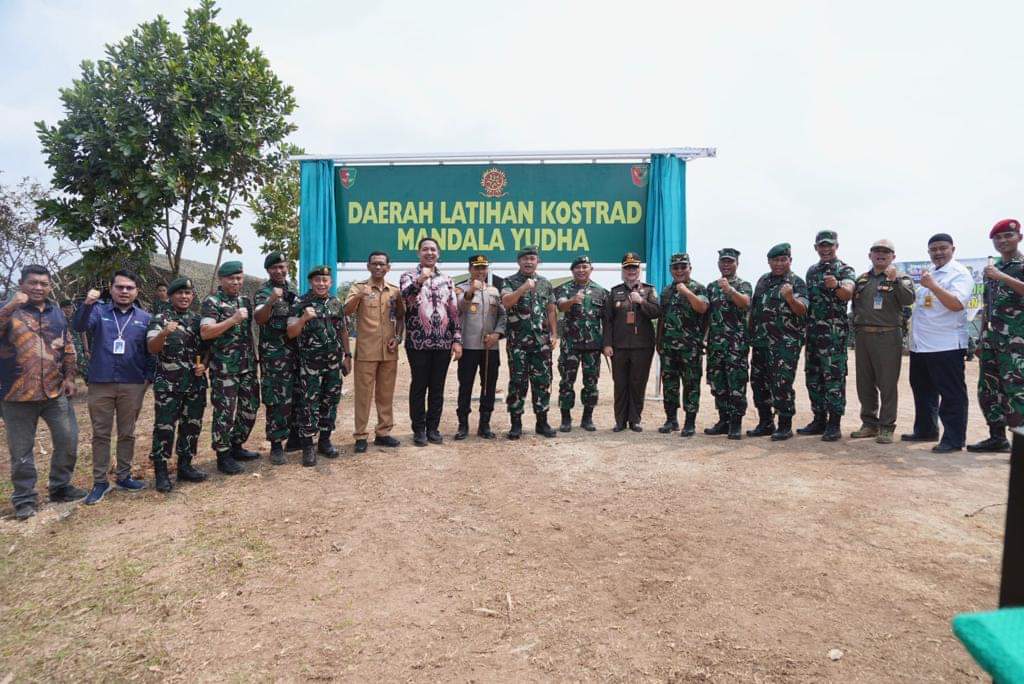 Pangkostrad Resmikan Daerah Latihan Brigif MK 14 Mandala Yudha
