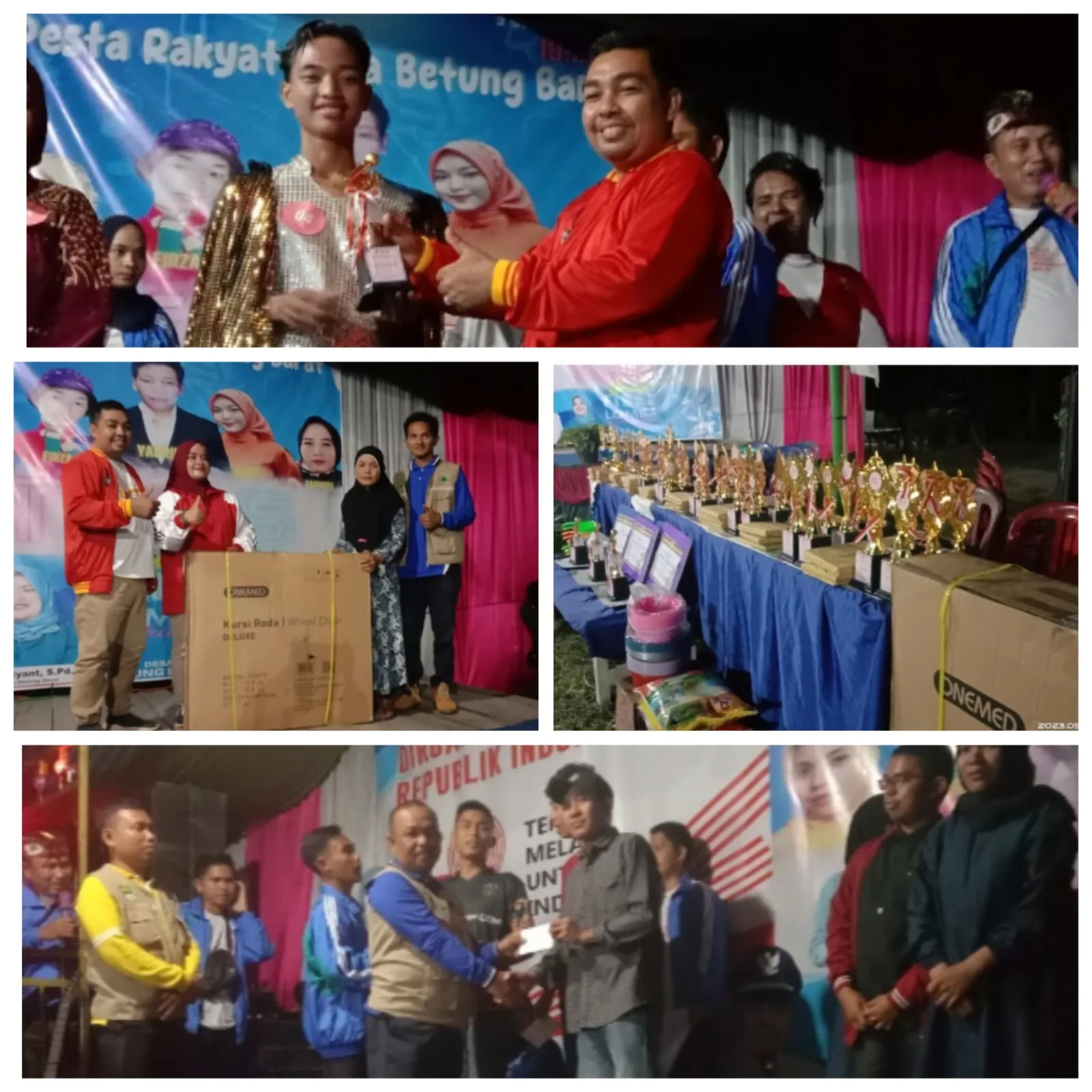 Pemerintah Desa Betung Barat Gelar Acara Pembagian Hadiah Dalam Rangka HUT RI Ke-78