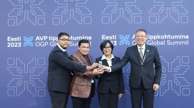 Sabet The Winner Of OGP Award  2023 se Asia Pasific di Estonia BPHN Kemenkumham Harumkan Indonesia dimata Dunia