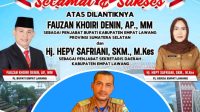 SMAN 1 Lintang Kanan Mengucapkan Selamat dan Sukses dilantiknya PJ Bupati Empat Lawang dan Sekda di Griya Agung Palembang