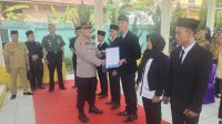 Kapolsek Tanah Abang, Hadiri Pelantikan Perangkat Desa Tanjung Dalam