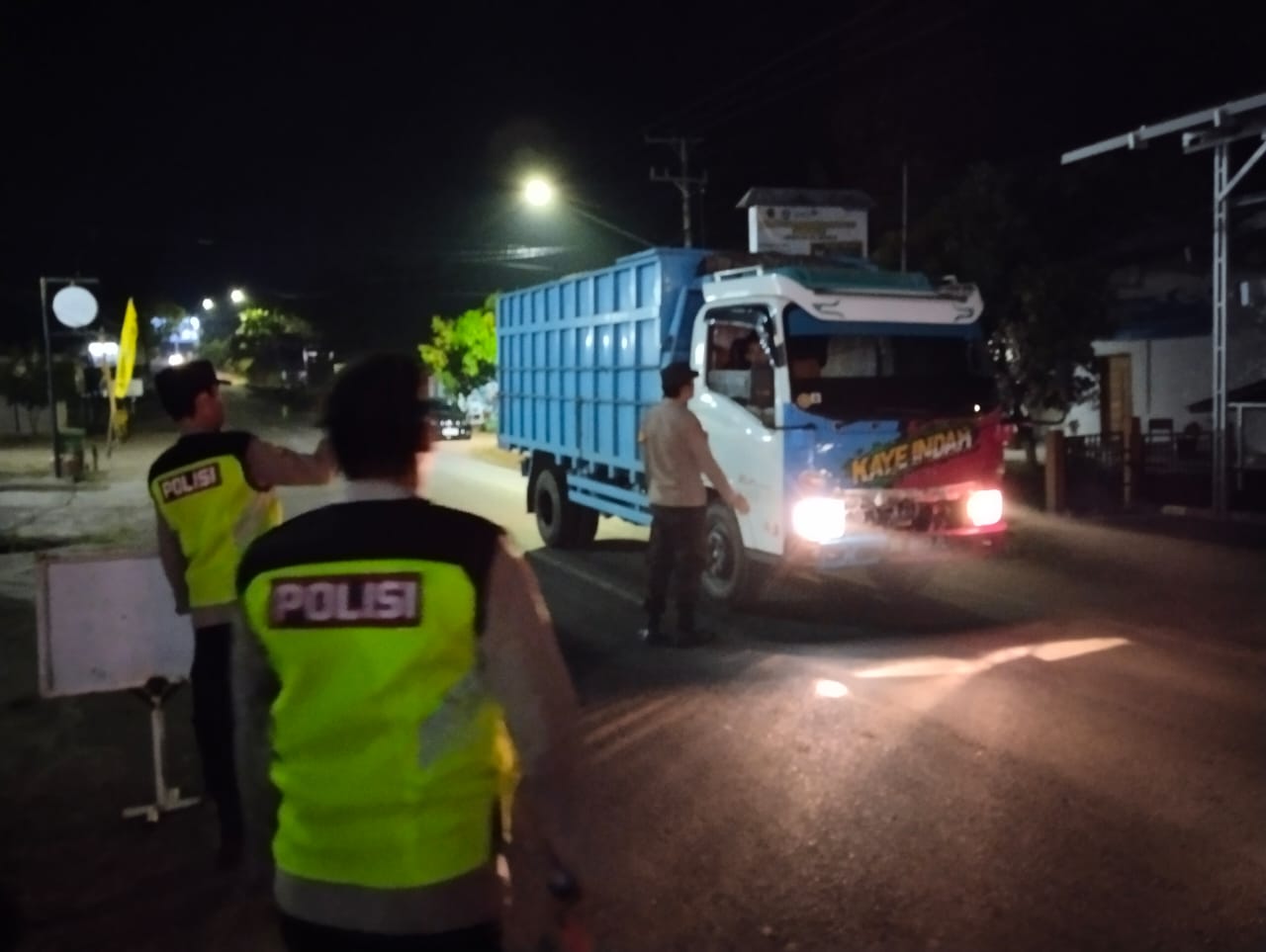 Polsek Talang Ubi Menggelar Kegiatan KRYD Dalam Pencegahan Paket 3C dan Gangguan Kamtibmas