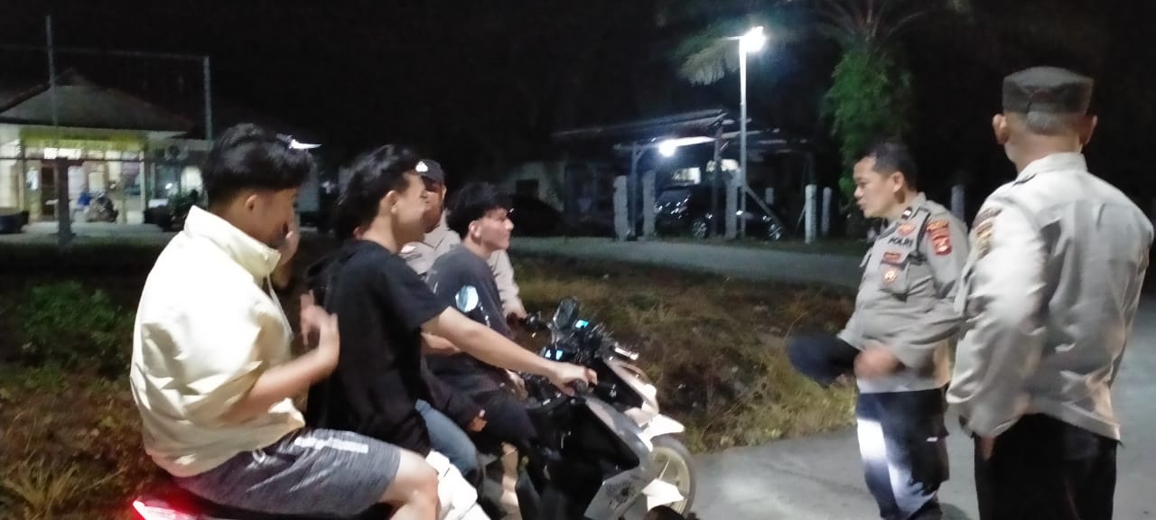Polsek Penukal Abab Antipasi Gangguan Kamtibnas,Pencegahan Pekat,Curat, Curas Dan Curanmor Melalui Razia Terpadu KRYD