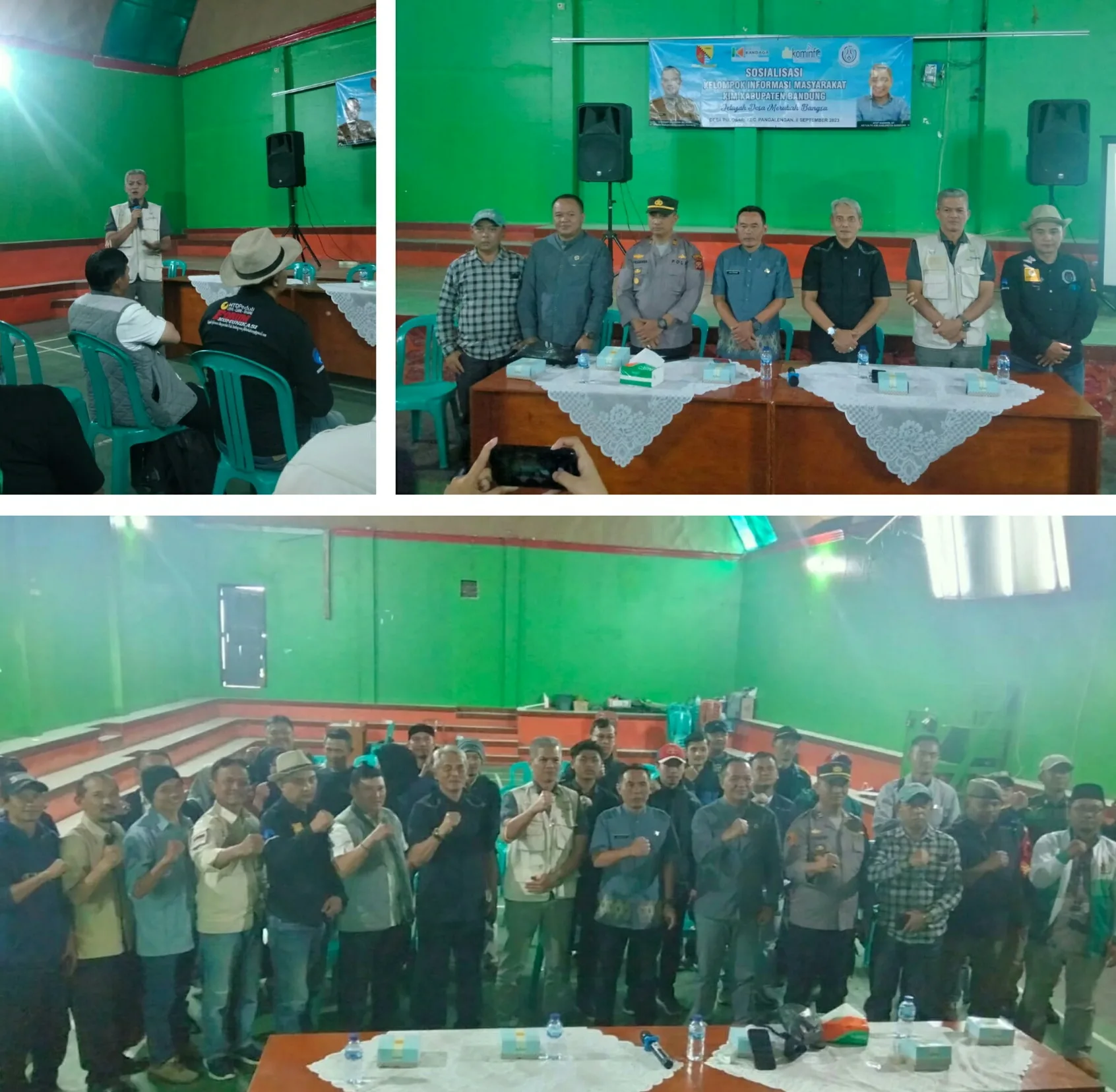 Diskominfo Kabupaten Bandung Lakukan Sosialisasi KIM di Pangalengan