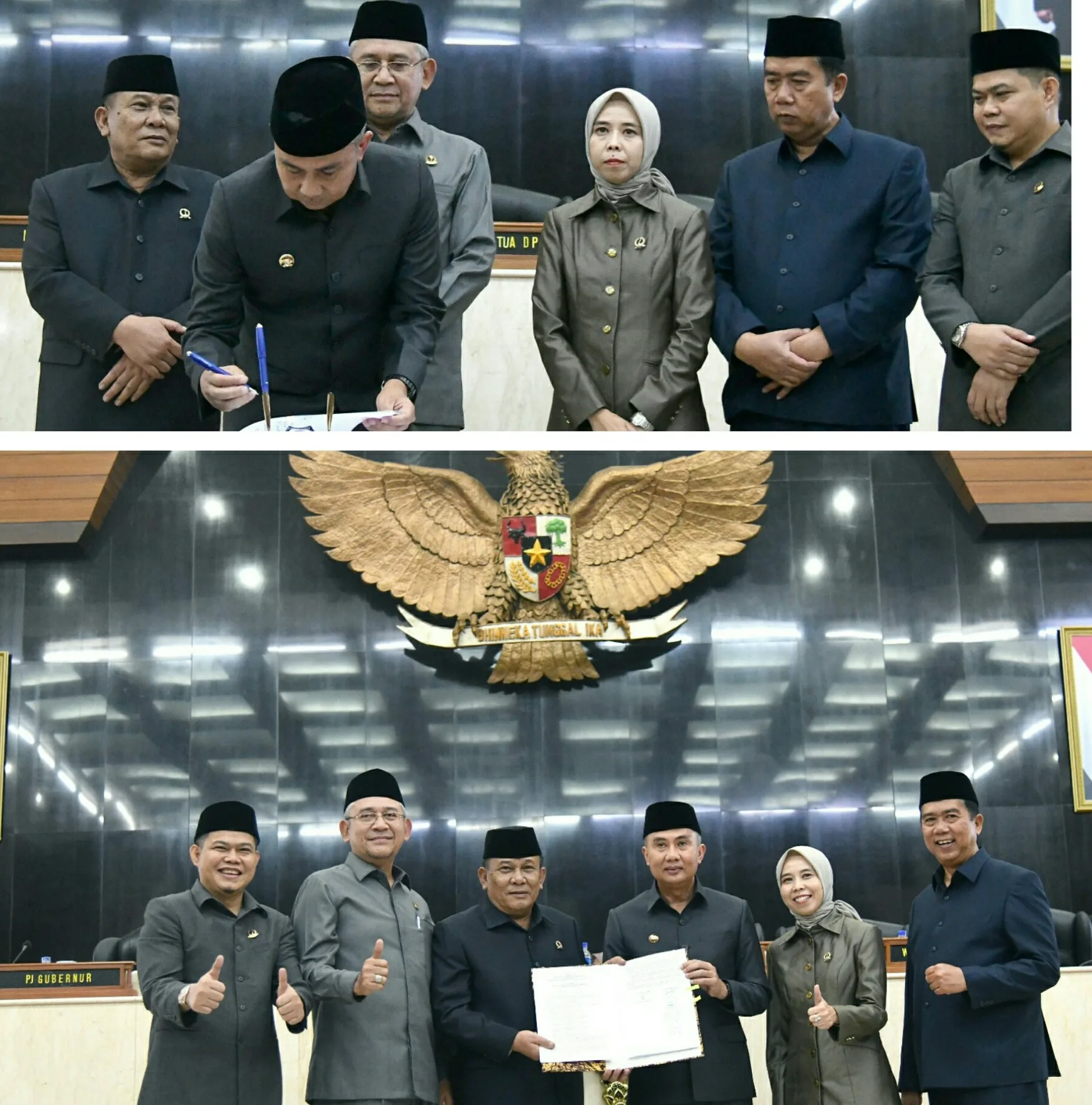 Penjabat Gubernur Jabar Tanda Tangani Nota Kesepakatan KUA dan PPAS Tahun 2024