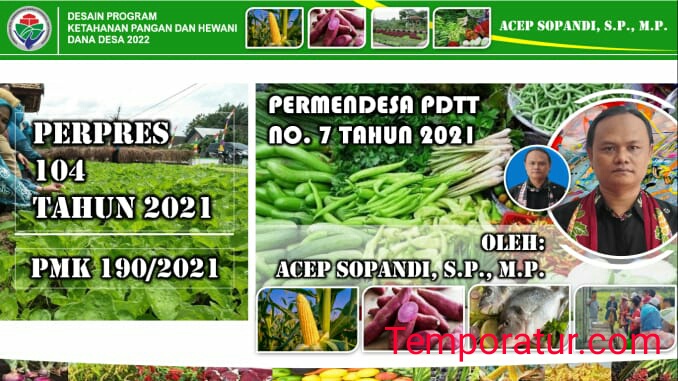 PROGRAM/KEGIATAN KETAHANAN PANGAN DAN HEWANI (CONTOH)