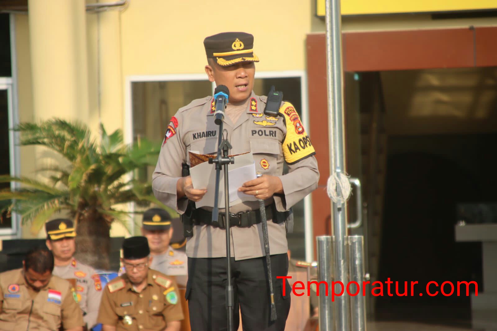 Gelar Apel Pasukan, Polres PALI Siaga Bahaya Kebakaran Hutan Dan Lahan