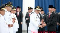 Pemilu 2024 Harus Kondusif, Pesan Bey Macmudin kepada Enam Penjabat Bupati dan Wali Kota