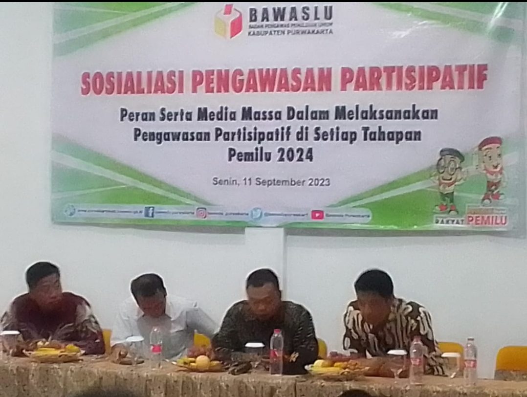 Bawaslu Purwakarta Gandeng Media Massa dalam Pengawasan Pemilu 2024