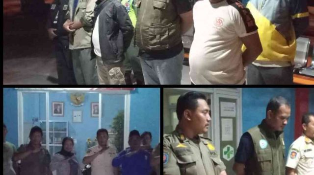 POL PP Trantib Kecamatan Karang Bahagia adakan patroli keliling menjaga keamanan dan ketertiban wilayah
