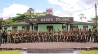 Yonif 754 Divif 3 Kostrad Terima Kunjungan Kerja Danpussenif