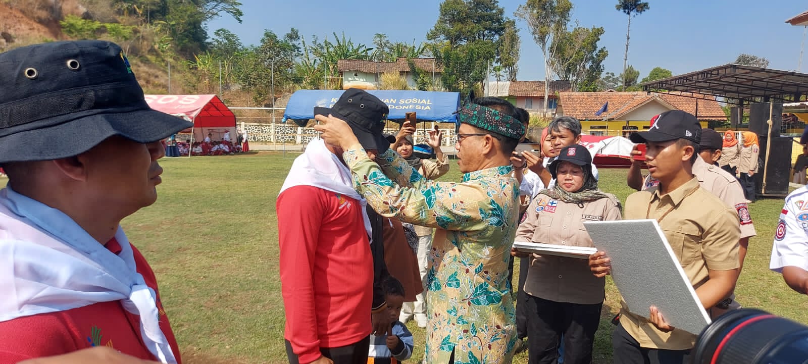 Bupati Bandung Mengapresiasi Apel Kesiapsiagaan Pengukuhan Pengurus Kampung Siaga Bencana