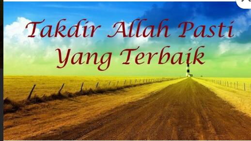 MENGIMANI TAQDIR ALLAH