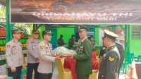 PJU Polres PALI Dan Jajaran “MENYERBU” Komando Meliter 404-03 Talang Ubi