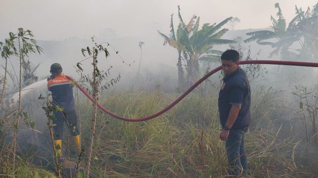 Kembali Terjadi Karhutla Diwilayah Hukum Polsek Talang Ubi