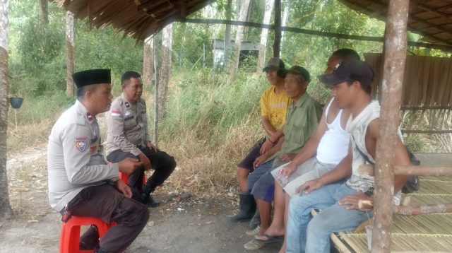 Kanit Binmas Polsek Penukal Utara Melaksanakan Kegiatan Jum’at Curhat