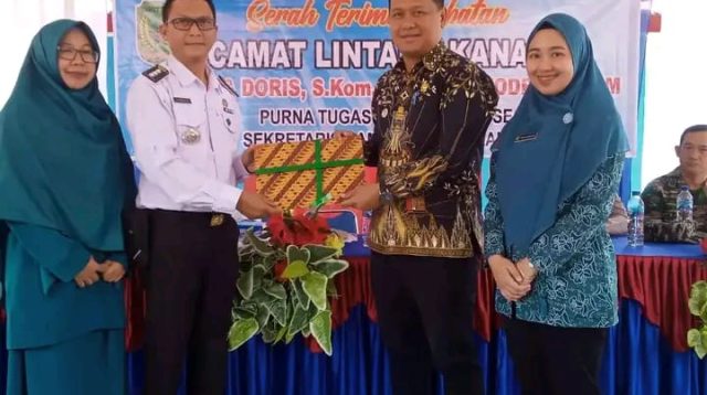 Serah Terima Jabatan Camat Lintang Kanan Selamat Untuk Kodri,SE.,MM Selaku Camat Baru