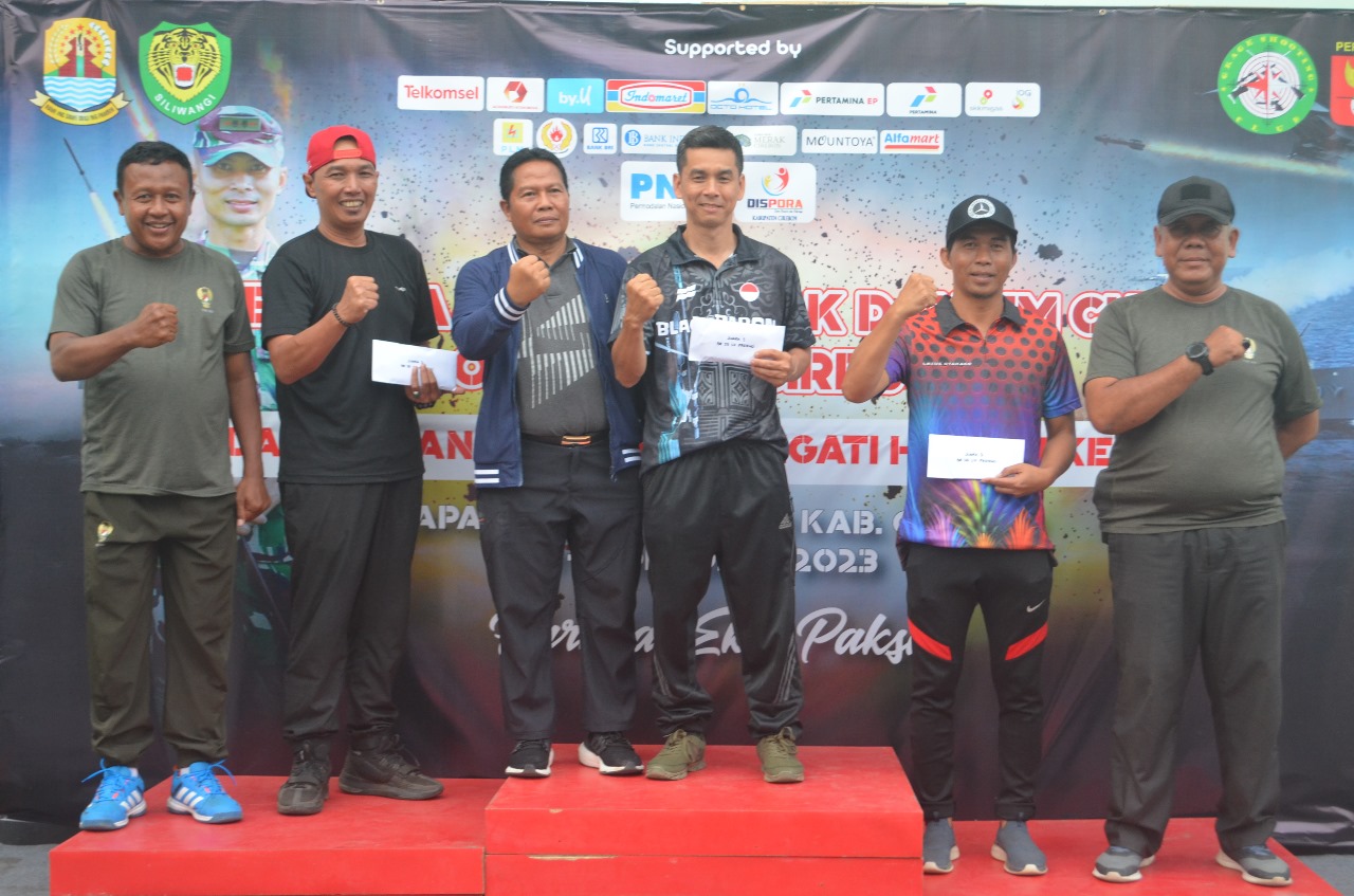 Kodim 0620/Kab. Cirebon Sukses Gelar Lomba Menembak Dalam Rangka HUT ke 78 TNI