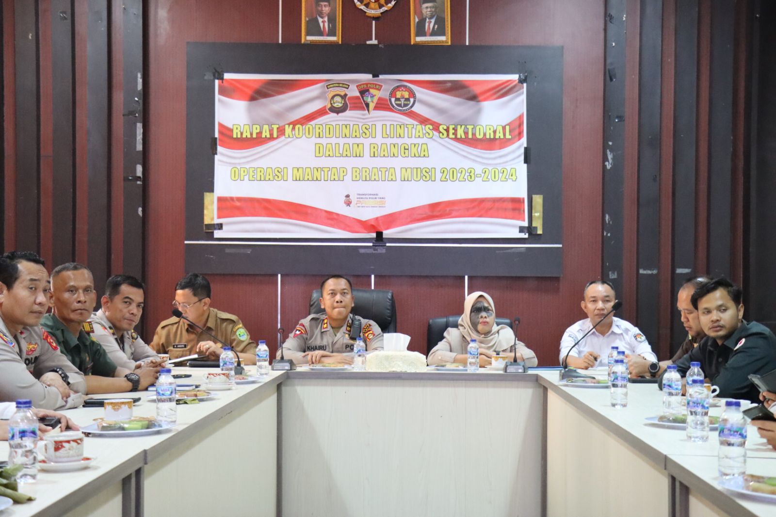 Kapolres PALI Berharap Antara Polri, KPU, Bawaslu Dan Stakeholder Lainnya Agar Selalu Kordinasi Untuk Menyukseskan Pemilu