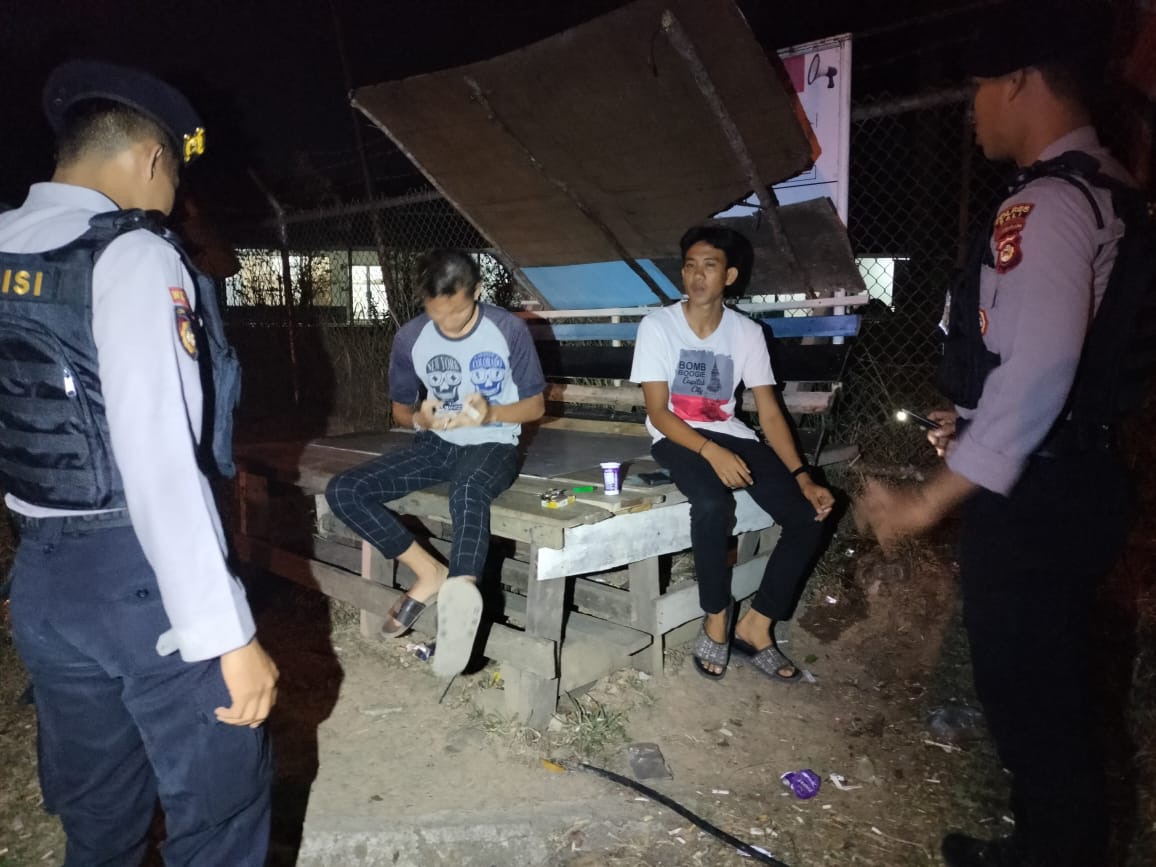 Lakukan Rutinitas Patroli, Satuan Samapta Polres PALI Himbau Kamtibmas