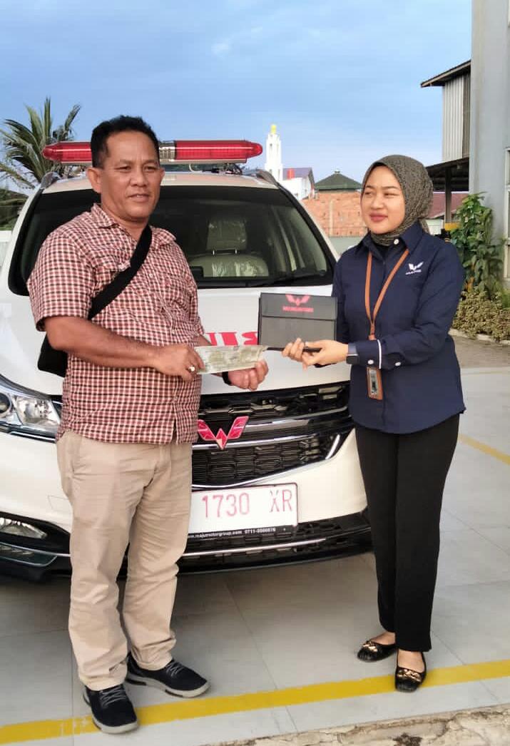 Tingkatkan Layanan kesehatan Warga, Pemdes Lubuk Tampui Beli Mobil Ambulance