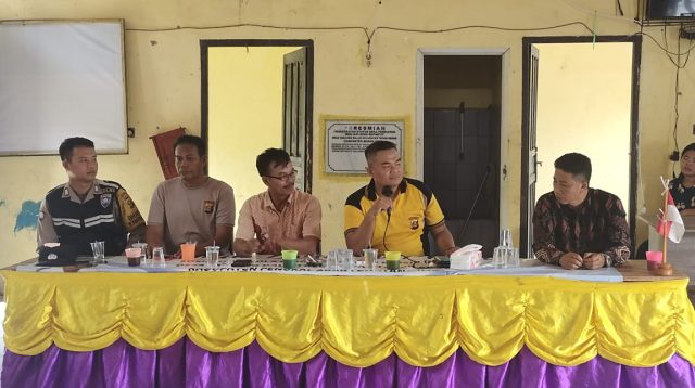 Polsek Tanah Abang Gelar Jum’at Curhat Didesa Tanjung Dalam