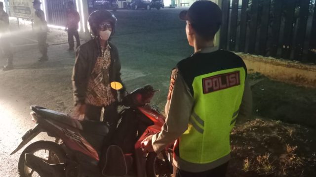 Polsek Talang Ubi Lakukan Kegiatan KRYD (Razia terpadu) dalam Pencegahan Pekat, 3C (Curat, Curas dan Curanmor) dan Gangguan Kamtibmas Lainnya